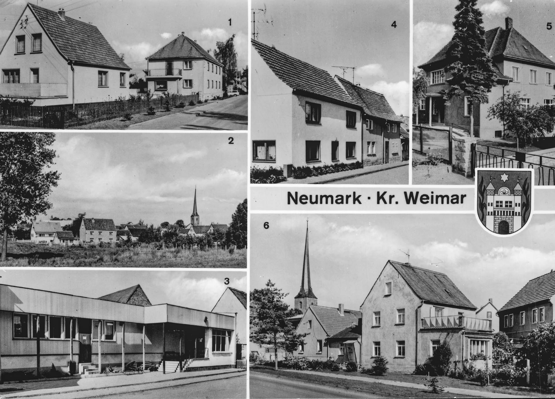 Neumark - Vippachedelhauserstr. - Überrsicht - Konsum - Dorfstraße - Kinderheim - Teilansicht Neumark - Vippachedelhauserstr. - Überrsicht - Konsum - Dorfstraße - Kinderheim - Teilansicht