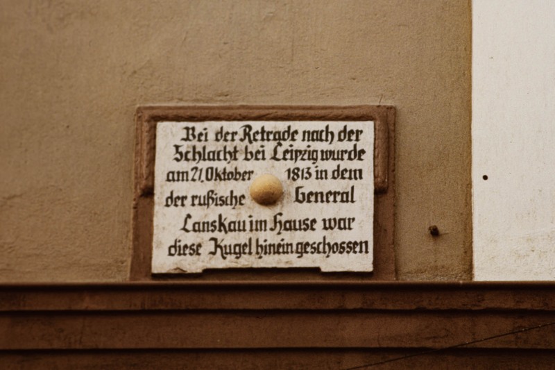 Haus Markt 6 mit Tafel (1986)