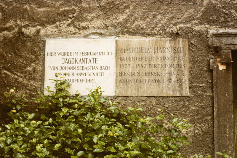 Jägerhaus, Gedenktafel, Nikolaistraße (1986)