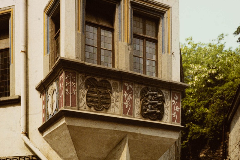 Erkerdetail, Große Brunnenstraße (1986)