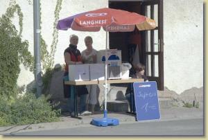 Wettkampf im Niedrigwasser der Ilm