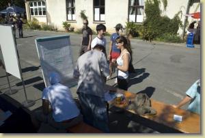 Wettkampf im Niedrigwasser der Ilm