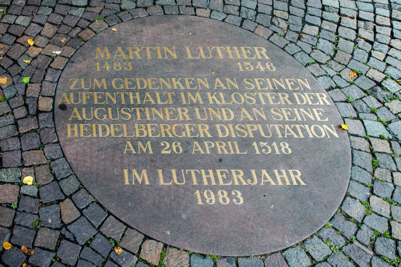 Gedenktafel Lutherjahr 1983, Heidelberg