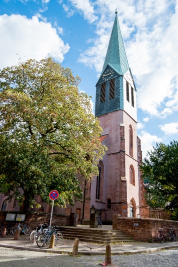 Kirchportal Peterskirche, Heidelberg