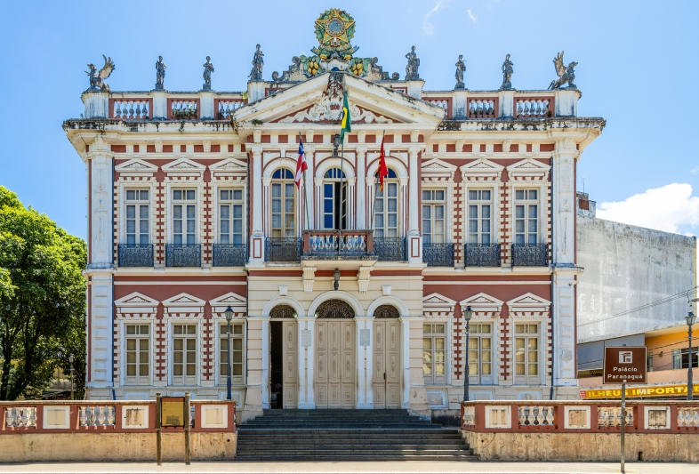 Rathaus im Palácio do Paranaguá, Ilheus, Brasilein