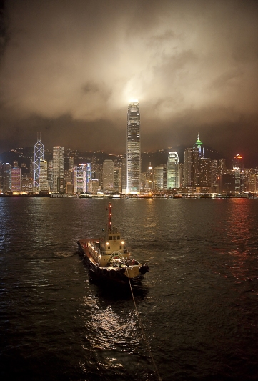 Blick auf Hong-Kong