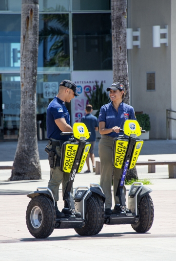 "Berittene" Polizei in Ilheus, Brasilien