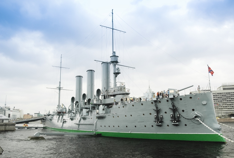 Panzerkreuzer Aurora, St. Petersburg, Russland