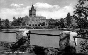 Deutschland-Merseburg-Gotthardteich-Wasserturm-A289-B