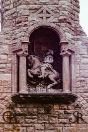 Gustav Adolf Gedenkstätte - Kirche - Figur oben (1976)