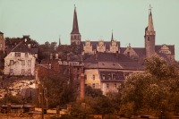 Dom und Schloss - Blick von der Saale - von der F181 (1977) Dom und Schloss - Blick von der Saale - von der F181 (1977)