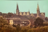 Dom und Schloss - Blick von der Saale - von der F181 (1977)