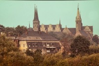 Dom und Schloss - Blick von der Saale - von der F181 (1977) Dom und Schloss - Blick von der Saale - von der F181 (1977)