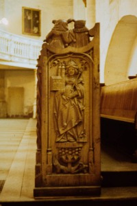 Dom - Domschiff - Chorbank - Relief Kunigunde (1989) Dom - Domschiff - Chorbank - Relief Kunigunde (1989)