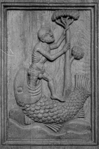 Dom - Chorgestühl - Süd - Detailansicht - Königin von Saba (1975) Dom - Chorgestühl - Süd - Detailansicht - Königin von Saba (1975)