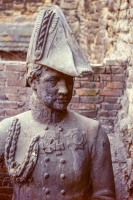 Peter und Pauls Kloster - Klosterhof-Reiterstandbild Friedrich Wilhelm III. (1975)