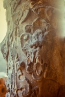 Peter und Pauls Kloster - Klosterhof - Säule - weinende Maske (1975)