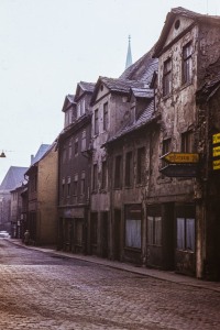 Burgstraße vor Abbruch Süd nach Nord (1976)