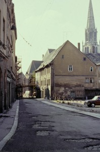 Burgstraße (Ostseite) Jugendstilhaus (1976)