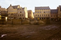 Burgstraße (Ostseite) Häuserreihe - Süd und Mitte von Süd nach Nord (1980)