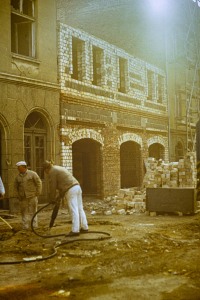 Burgstraße (Ostseite) TK - Lückenbau von West nach Ost (1978)