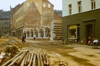 östliche Burgstraße fertige Häuser Nähe Stadtkirche (1977)