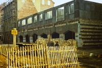 östliche Burgstraße fertige Häuser Nähe Stadtkirche (1978)