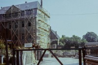 östliche Burgstraße fertige Häuser Nähe Stadtkirche (1978)