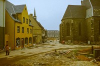 östliche Burgstraße fertige Häuser Nähe Stadtkirche (1978) östliche Burgstraße fertige Häuser Nähe Stadtkirche (1978)