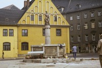 westliche Burgstraße Brunnenfigur oben (1981)