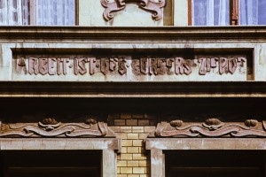 Ostseite Kleine Ritterstraße Verzierung (1977)