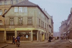 Karl - Liebknecht - Straße, Westseite von Süd nach Nord (1977)