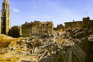 Karl - Liebknecht - Straße Ostseite Abbruch Gaststätte Zentral (1978)