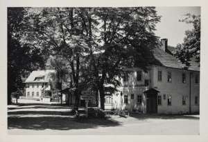 Deutschland-Leutenberg-in-Thueringen-Gaststaette-Zur-Friedensburg-D095-B