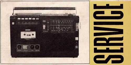 1977 - SERVICE Stern-Radiorecorder R4000 - R400