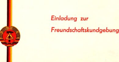 1966-Einladung zur Freundschaftskundgebung Städtepartnerschaft Merseburg-Chatillon