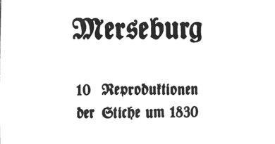 1979 - Merseburg - 10 Reproduktionen der Stiche um 1830