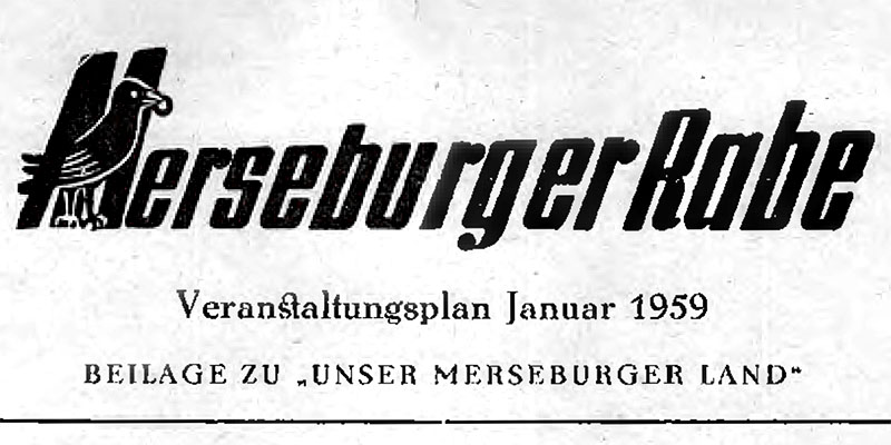 1959-Merseburger Rabe - Veranstaltungsplan