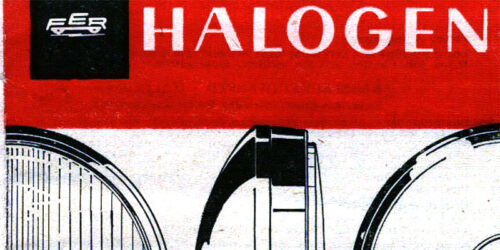 1970 - Bedienungsanleitung Halogenscheinwerfer